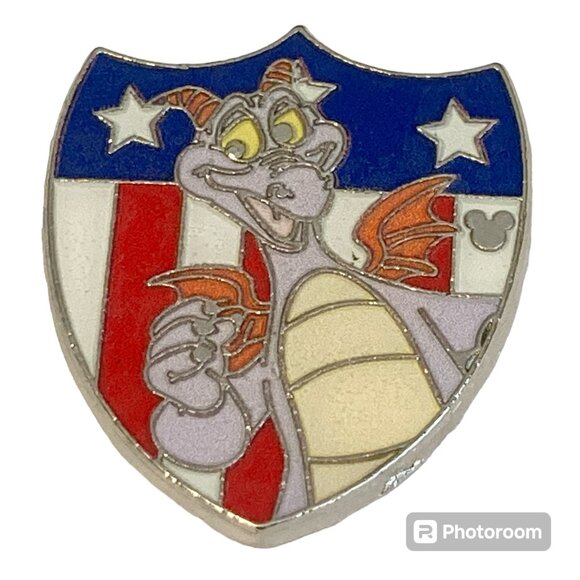 Disney Figment Dragon Trading Pin Hidden Mickey Pins New 2021 Purple Enamel - Picture 10 of 10
